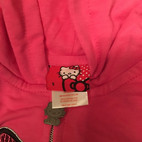 Nwt pink hello kitty terry active set size 5 - Picture 4 of 7